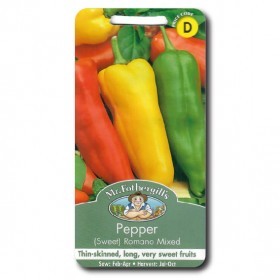  فلفل بارد ملون طويل 