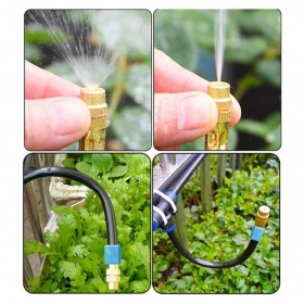  طقم ضباب 8 مرشات نحاس 10 متر 