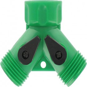  وصلة بمخرجين للحنفية مع محابس 