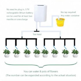  جهاز ري اتوماتيكي 8 نقاط سقي 
