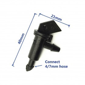  منقط هوز 6 ملم اخضر 4 لتر بالساعه  (عدد 10) 