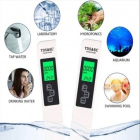  مع اضاءة TDS جهاز قياس نسبة الأملاح الجديد المطور 