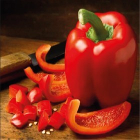  بذور الفلفل الرومي الأحمر البارد 