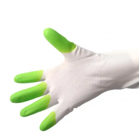  قفازات الحديقة المطاطية 