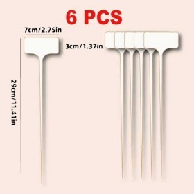  ليبل بلاستيك طويل 29 سم عدد 6 